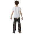 thumbnail image 5 of FORMRS Kids Pajama Pants with Pockets Size 6-8Y Boys Lounge Sleep Bottoms, Dark Gothic Floral, 5 of 8