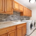 thumbnail image 4 of StyloVue 4 Pieces Peel and Stick Backsplash for Kitchen, 3" x 6" PVC Subway Tile Upgraded Distressed Wood Backsplash Stick on Tile Elevate Kitchen, Bathroom, Fireplace,RV, 4 of 6