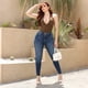 thumbnail image 3 of Jeans Mujer Básico Super Skinny Tiro Medio Azul, 3 of 6