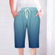 thumbnail image 1 of Puntoco Pantalones cortos de verano para mujer, moda 2024, pantalones cortos para mujer, pantalones casuales, pierna recta, cordón, cintura elástica, pantalones sueltos y cómodos con bolsillos, 1 of 5