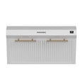 thumbnail image 2 of Forno Bari Espresso 30-Inch Under Cabinet Range Hood, White, 600 CFM, LED Lighting, Dishwasher-Safe Baffle Filters, 3-Speed Fan Control, 2 of 5