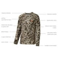 thumbnail image 4 of Bassdash FS13M Men's Hunting Camo Performance Long Sleeve Shirt Fishing UPF50+, 4 of 7