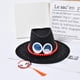 thumbnail image 1 of Sombrero de paja del rey Luffy de One Piece, igual que el de Junior Rojo Baace, accesorios de cosplay de animación de vaquero, sombrero de vaquero., 1 of 6