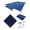 Blue, variant on Blue Wave Rectangular Inground Pool Safety Cover - 14 ft x 28 ft Rectangle Pool Cover with Complete Installation Hardware and an Inground Pool Cover Storage Bag - 2-Ply Mesh Pool Cover - Green