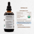 thumbnail image 2 of Spinach Tincture Alcohol-FREE Extract, Organic Spinacia oleracea Cardiovascular Health 2x4 oz, 2 of 8
