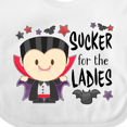 thumbnail image 4 of Inktastic Sucker for the Ladies- cute vampire Boys or Girls Baby Bib, 4 of 4
