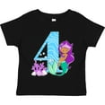 thumbnail image 3 of Inktastic Fourth Birthday Mermaid Girls Toddler T-Shirt, 3 of 5