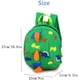 thumbnail image 2 of Linda mini mochila con estampado de dinosaurios para niños pequeños, mochila preescolar con correa y arnés de seguridad (azul claro) ER, 2 of 5