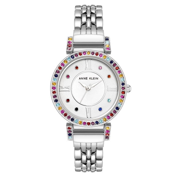 Anne Klein Women's Premium Crystal Accented Bracelet Watch