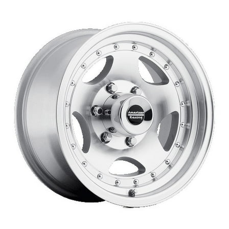 15" American Racing AR23 15x10 5x4.5 Machined Wheel -44mm Rim