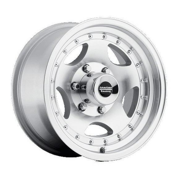 15" American Racing AR23 15x10 5x4.5 Machined Wheel -44mm Rim