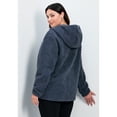 thumbnail image 2 of Avenue Women's Plus Size Kyla Fleece Zip Front Jacket, 2 of 2