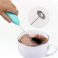 thumbnail image 3 of Espumador de leche Pink Season, impermeable, desmontable, resistente al calor, con botón de control, espuma rápida, inalámbrico, mezclador de crema de mano, utensilio de cocina, 3 of 8