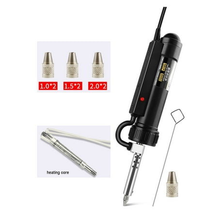

30W 220V De-soldering Suction Pump Iron Gun With Nozzle Repair Tool