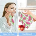 thumbnail image 7 of Coolnut Watercolor Fruit Washcloths, 2 PCS 12 X 12 Inches Cotton Wash Cloths, Highly Absorbent and Soft Face Towels for Bathroom,Gym,Hotel and Spa, 7 of 7