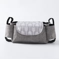 thumbnail image 4 of Baby Stroller Hanging Storage Bag with Bottle Cup Holder Polyester Black A1421, 4 of 6
