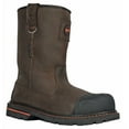 thumbnail image 1 of HOSS Men's 10" Cartwright II Soft Toe Waterproof Wellington Work Boot Brown Buffalo Leather - 90216, 1 of 1