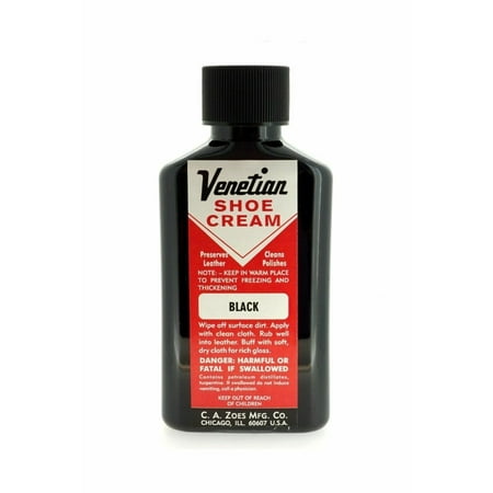 

Venetian Shoe Cream 3 Ounces Black