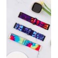 thumbnail image 4 of TOYOUTHS Compatible with Fitbit Sense Band/Versa 3/Versa 4/Fitbit Sense 2 Bands Women Men Elastic Adjustable Nylon Fabric Strap Scrunchies Stretchy Sport Wristband, 4 of 6