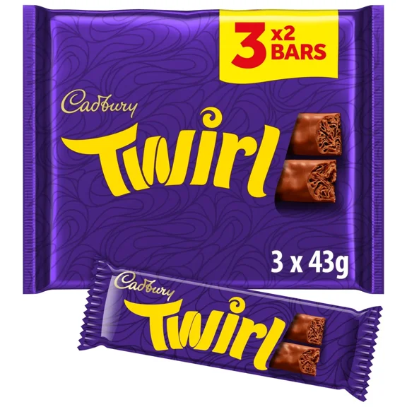 Cadbury Twirl Multipack -  3 x 43g