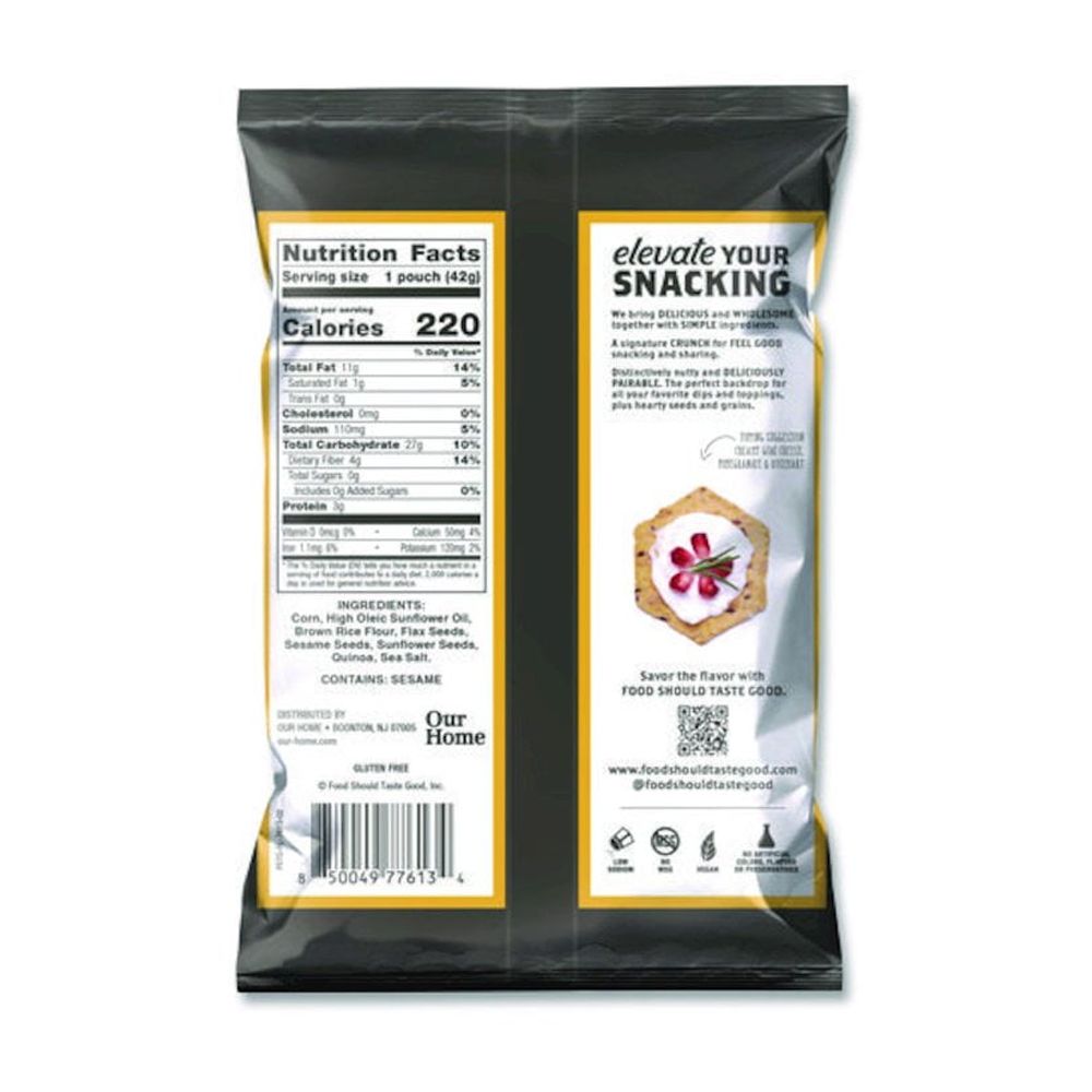 FOOD SHOULD TASTE GOOD MULTI GRAIN TORTILLA CHIP, 1.5OZ