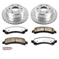 thumbnail image 3 of PowerStop Rear Z36 Truck & Tow Carbon-Fiber Ceramic Brake Pad and Drilled and Slotted Rotor Kit Fits: CADILLAC CHEVROLET GMC Select Models K2047-36, 3 of 9