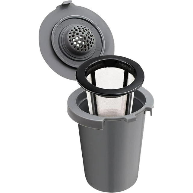 Reusable Filter Cups for Cuisinart Coffee Makers - Premium Refillable Coffee Cups Compatible with Cuisinart Single Serve Coffee Machines (1 Pack with 1 Mesh Filters)