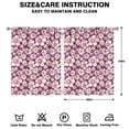 thumbnail image 2 of Floral Themed Curtains 42x54 Inch 2 Panels, Rod Pocket Blackout Drapes for Bedroom and Daily Privacy, 2 of 2