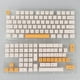 thumbnail image 3 of Milk Theme de PBT de 140 Reempzo de ensambje amarillo para mecácos para Cherry 61/68/82, para fuente shamjiam Teclas de material PBT, 3 of 9