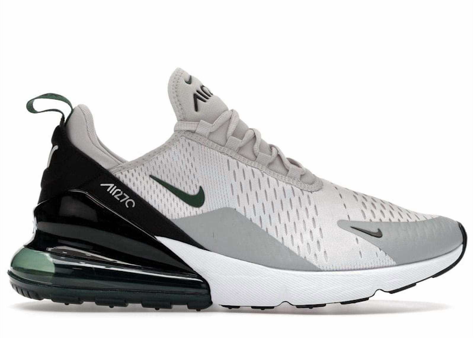 Nike, Men's Air Max 270 Lifestyle Shoe, White Black, Size 8