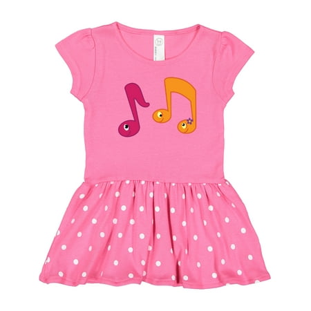 

Inktastic Music Notes Band Choir Musician Gift Gift Toddler Girl Dress