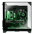 thumbnail image 3 of Hoengager Horizon Gaming PC -AMD Ryzen 7 5700G 8-Core 3.8 GHz-RX 6500 XT 4GB -16GB DDR4 RAM-1TB PCIe +1TB SATA SSD -WIFI &Bluetooth -RGB Fans-Windows 11 Pro Desktop Computer-Black, 3 of 9
