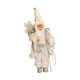 thumbnail image 4 of Figura de Papá Noel, muñeco de Papá Noel, decoración navideña, figura decorativa linda de Papá Noel, decoración de mesa navideña para mesa de Lentejuelas plateadas, 4 of 8