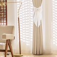 thumbnail image 4 of Snap Clip Curtain Bow Straps, Decorative Fabric Curtain Buckles, Christmas Window Ornament Accessories For Living Room Bedroom Home Window Decoration, Light Ashy, 4 of 5