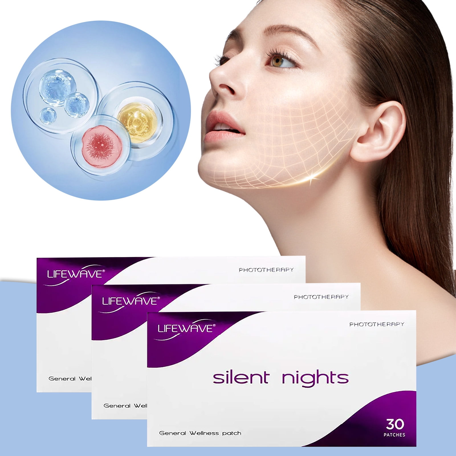 Lifewave silent nights & carnosineセット LifeWave Silent Nights Patches - Enhance Restful Sleep and Promote