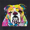 thumbnail image 5 of Wild Bobby Dean Russo Neon Colorful Pug Dog The Bulldog Dog Lover Men Premium Tri Blend Tee, True Black, Large, 5 of 5