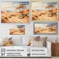 thumbnail image 4 of Designart "Namibia s African Desert I" Landscapes Floater Framed Wall Art Living Room, 4 of 7