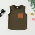 thumbnail image 4 of HUCOAE 3T Clothes Boys Ropa De NiñO De 5 AñOs Toddler Boy Clothes Summer Outfits Sleeveless Tank Tops And Shorts Set With Pockets 2 Piece, 4 of 9
