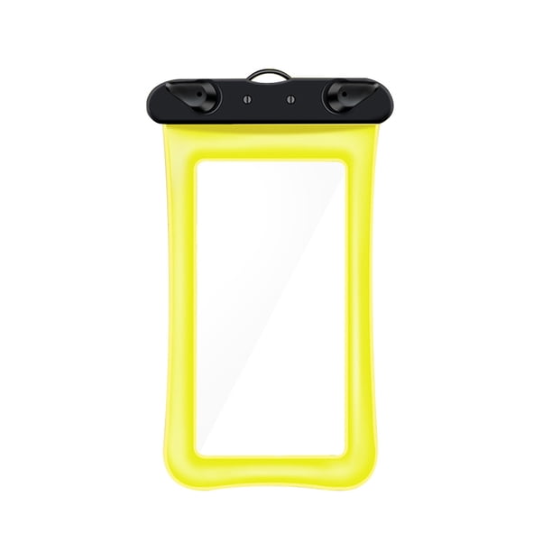 Methold Bolsa impermeable para natación, bolsa seca para playa, funda para teléfono móvil Teléfono y Comunicación amarillo