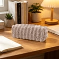 thumbnail image 5 of Under 1$ Pencil Case Colorful Cloth Slim Pen Pouch Pencil Organizer for College Office Teens 7.9x2x2 in Cloth Pink by Xuniizn, 5 of 7