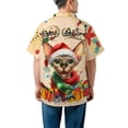thumbnail image 5 of Merry Christmas Santa Sphynx Scarf Twinkling Lights Xmas Holiday Hawaiian Shirt Breathable Summer Unisex Merch Cat Lover Kitten Owner Gifts Idea - 00022, 5 of 6