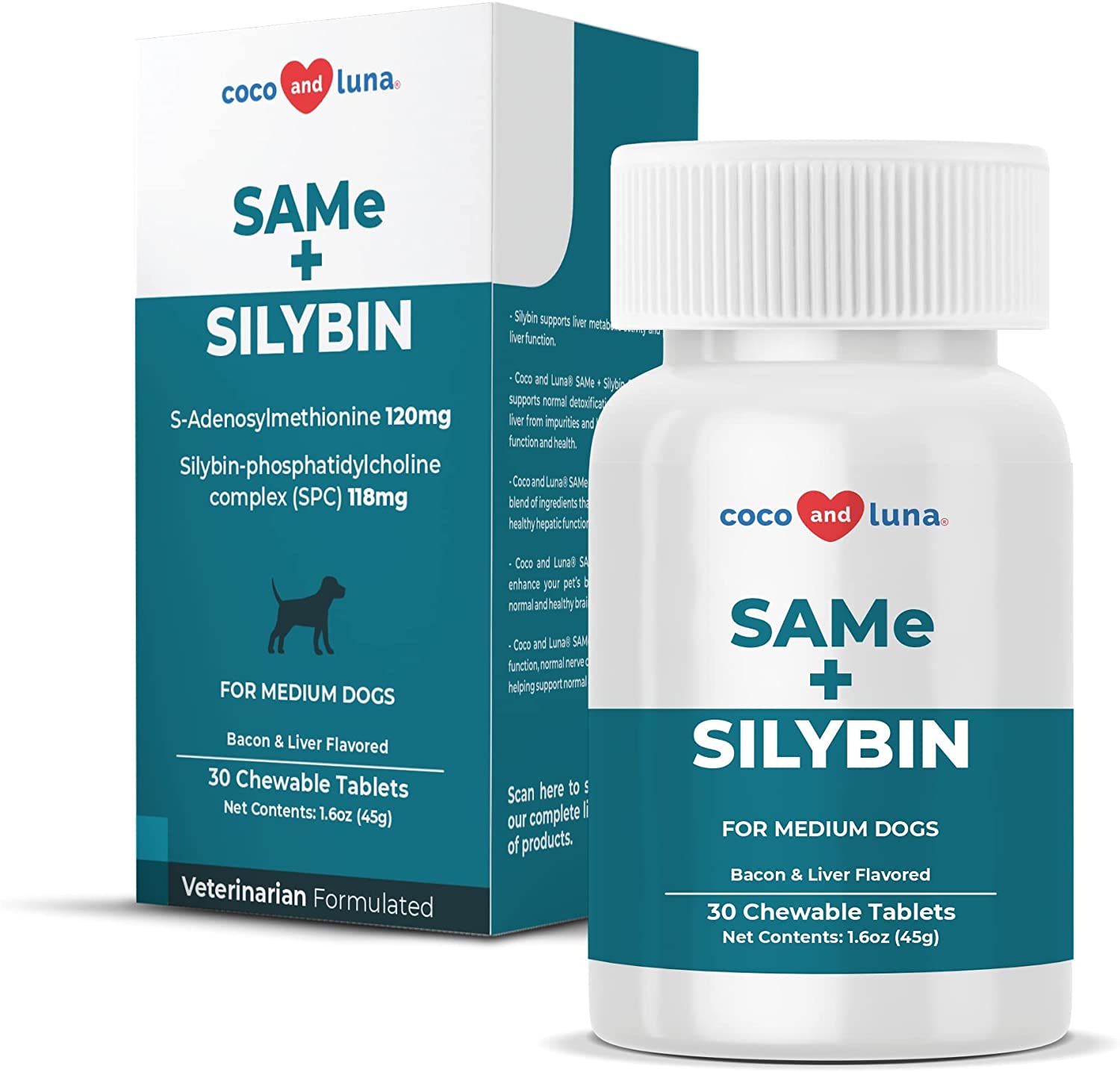 Same and Silybin for Dogs SAdenosylLMethionine, Same for Dogs
