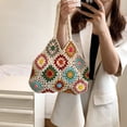 thumbnail image 2 of CoCopeaunt Crochet Tote Bag Aesthetic Boho Knitted Bag Floral Crochet Hobo Bag Purse Cute Fairycore Shoulder Bag for Women, 2 of 6