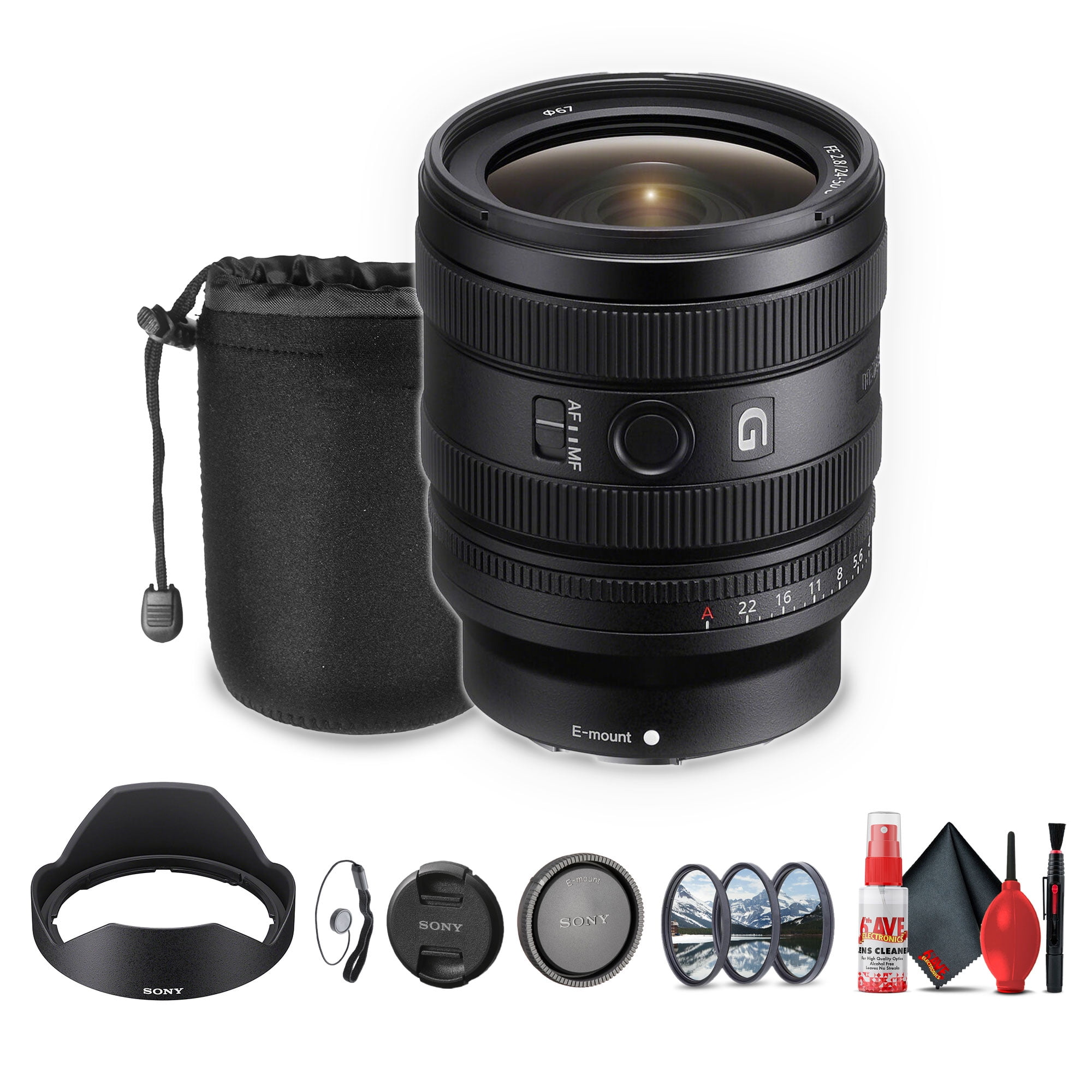 Sony - FE 24-105mm F4 G OSS Standard Zoom DSLR Camera Lens