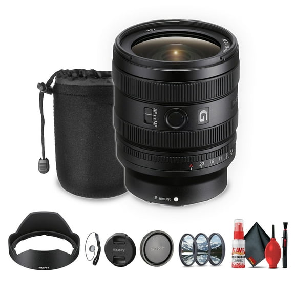 Sony FE 24-50mm F/2.8 G Lens (Sony E) (SEL2450G)   Filter Kit   Lens Pouch   More - Bundle(International Model)