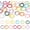 Style 1, variant on 20Pcs Round Keychain Rings Alloy Spring Gate Rings Clasps Clips Small Keyrings Carabiner Buckles for Handbag Bag Purse Strap Keychain Making Findings