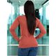 thumbnail image 3 of Suéter para Mujer de Manga Larga con Cuello en V Unitalla Sweater Dama de Punto Abrigo Sueteres Chamarras Sueter Casual Formal Elegante Jersey, 3 of 5