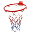 thumbnail image 6 of Basketball Rim Hoop Set Heavy Duty Steel Powder-Coated 12.6in Diameter with Net for Indoor Outdoor Play, 6 of 7
