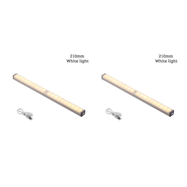 Luz LED inalámbrica para armario Yuarrent con Sensor de movimiento recargable autoadhesiva