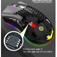 thumbnail image 3 of Viper bm600 lightweight hollow hole charging wireless mouse game glowing RGB computer White, 3 of 6